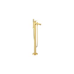 Duravit Wave Einhebel-Wannenmischer bodenstehend, Gold poliert, Höhe 947mm, Ausla... DURAVIT-WA5250000034 4067116105964 (Abb. 1)