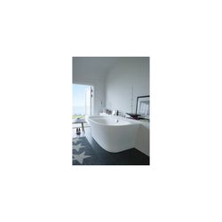 Duravit Cape Cod Badewanne 510x900x1900mm, Mattweiß, Halbrund, Vorwand, 1 Rück... DURAVIT-700364000000000 4021534986475 (Abb. 1)