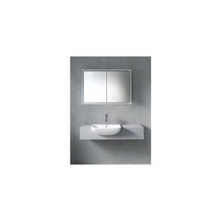 Duravit ME by Starck Halbeinbauwaschtisch 455x550x180mm, Weiß Hochglanz, 1 HL, mit ... DURAVIT-0378550000 4053424020624 (Abb. 1)