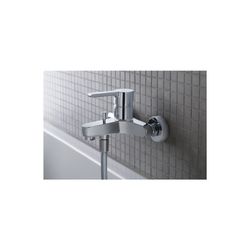 Duravit B.2 Einhebel-Wannenmischer Aufputz, Chrom, 19l/min, S-Anschlüsse 1/2" Sti... DURAVIT-B25230000010 7612158494407 (Abb. 1)