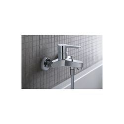 Duravit B.2 Einhebel-Wannenmischer Aufputz, Chrom, 19l/min, S-Anschlüsse 1/2" Sti... DURAVIT-B25230000010 7612158494407 (Abb. 1)