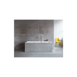 Duravit DuraSquare Badewanne 485x800x1800mm, 170l, Mattweiß, Rechteckig, Einba... DURAVIT-700426000000000 4053424179810 (Abb. 1)