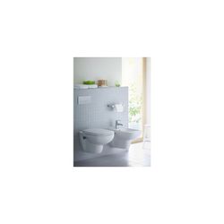 Duravit D-Code WC-Sitz Weiß Hochglanz 360x40x430mm, ohne Absenkautomatik, Edelstahl... DURAVIT-0067310000 4021534384769 (Abb. 1)
