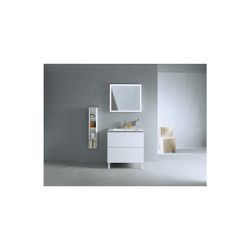 Duravit L-Cube Regalelement Wandmontage 180x180x1000mm, Mattweiß, 4 oF, mit Befest... DURAVIT-LC120501818 4053424296845 (Abb. 1)