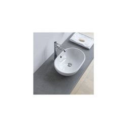 Duravit Design Classics Aufsatzbecken 495mm, Weiß Hochglanz, WonderGliss, Oval, oh... DURAVIT-03355000001 4021534333590 (Abb. 1)