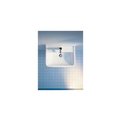 Duravit Starck 3 Waschtisch 485x650x235mm wandhäng., Weiß Hochglanz, Rechteckig, 1 ... DURAVIT-0300650000 4021534222788 (Abb. 1)