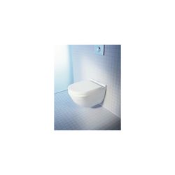 Duravit Starck 3 WC-Sitz D-shaped, Weiß Hochglanz 370x38x436mm, ohne Absenkautomati... DURAVIT-0063810000 4021534224171 (Abb. 1)