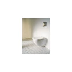 Duravit Starck 3 WC-Sitz D-shaped, Weiß Hochglanz 370x38x436mm, ohne Absenkautomati... DURAVIT-0063810000 4021534224171 (Abb. 1)