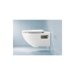 Duravit WC-Sitz, Oval, Weiß Hochglanz 376x43x446mm, ohne Absenkautomatik, Edelstahl... DURAVIT-0064200000 4021534005954 (Abb. 1)