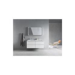Duravit ME by Starck Doppelwaschtisch 490x1300x180mm wh, Weiß Hochglanz, Rechteckig... DURAVIT-2336130000 4053424121062 (Abb. 1)
