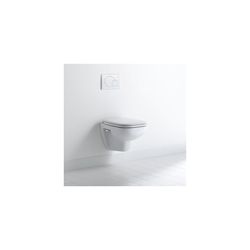 Duravit D-Code WC-Sitz Weiß Hochglanz 360x40x430mm, ohne Absenkautomatik, Edelstahl... DURAVIT-0067310000 4021534384769 (Abb. 1)