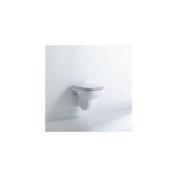 Duravit D-Code WC-Sitz Weiß Hochglanz 360x40x430mm, ohne Absenkautomatik, Edelstahl... DURAVIT-0067310000 4021534384769 (Abb. 1)