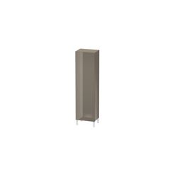Duravit L-Cube Hochschrank Echtholzfurnier 363x500x1760mm Flanell Grau HG, 1 Tür R... DURAVIT-LC1181R8989 4053424302034 (Abb. 1)