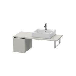 Duravit L-Cube Unterschrank für Konsole Echtholzfurnier, 547x320x400mm Betongrau M... DURAVIT-LC583000707 4053424644578 (Abb. 1)