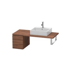 Duravit L-Cube Unterschrank für Konsole Echtholzfurnier, 547x320x400mm Nusb.dunkel... DURAVIT-LC583002121 4053424644592 (Abb. 1)