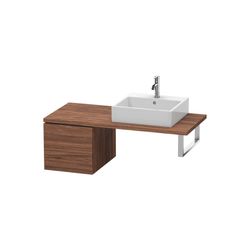 Duravit L-Cube Unterschrank für Konsole Dekor, 547x420x400mm, Nusb.dunkel Matt mit... DURAVIT-LC583102121 4053424644639 (Abb. 1)