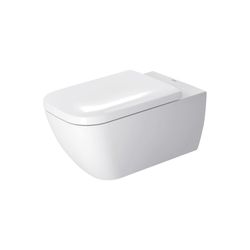 Duravit Happy D.2 Wand-WC 620x365x345mm, Weiß Hochglanz, 4,5l, Tiefspüler, rimless,... DURAVIT-2550090000 4021534930942 (Abb. 1)