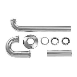 Duravit Röhrensiphon Universal 1 1/4" mit verlängertem Ablaufrohr für Waschtische, ... DURAVIT-0050260000 4021534003370 (Abb. 1)