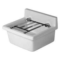 Duravit Starck 3 Ausgussbecken 480 mm, Weiß Hochglanz, Rechteckig, ohne HLB/Überlau... DURAVIT-0313480000 4021534279553 (Abb. 1)