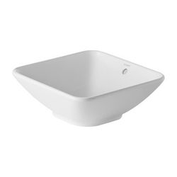 Duravit Design Classics Aufsatzbecken 420mm Weiß Hochglanz, Quadratisch, ohne HLB m... DURAVIT-0333420000 4021534333620 (Abb. 1)