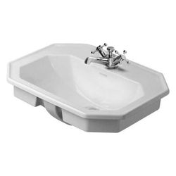 Duravit Serie 1930 Einbauwaschtisch 470x580x225mm, Weiß Hochglanz, mit HLB/Überlauf... DURAVIT-0476580000 4021534087967 (Abb. 1)