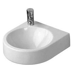 Duravit Architec Handwaschbecken 380x360x150mm, Weiß Hochglanz, Halbrund, 1 Waschpl... DURAVIT-0766350009 4021534254550 (Abb. 1)