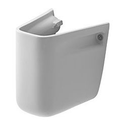 Duravit D-Code Halbsäule aus Keramik 213x215x280mm, Weiß Hochglanz, wandhängend, fü... DURAVIT-0857170000 4021534344169 (Abb. 1)