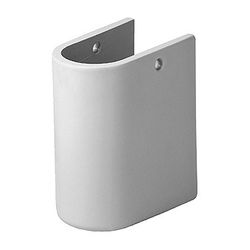Duravit Starck 3 Halbsäule aus Keramik 275x165x280mm, Weiß Hochglanz, unter Waschti... DURAVIT-0865170000 4021534223174 (Abb. 1)