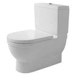 Duravit Starck 3 Stand WC für Kombination 735x435x435mm, Weiß Hochglanz, 6l, Tiefsp... DURAVIT-2104090000 4021534346842 (Abb. 1)