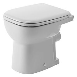 Duravit D-Code Stand WC 480x350x385mm, Weiß Hochglanz, 6l, Flachspüler, geschlossen... DURAVIT-2109090000 4021534344251 (Abb. 1)