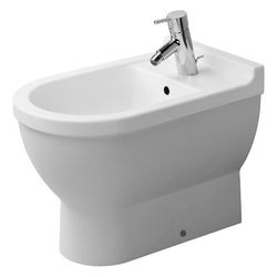 Duravit Starck 3 Stand Bidet 560x370x430mm, Weiß Hochglanz, 1 HL, mit Überlauf mit ... DURAVIT-2230100000 4021534223754 (Abb. 1)