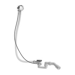 Duravit D-Code Ab- und Überlaufgarnitur, Chrom glänzend, rund mit Griffmulden,... DURAVIT-790226000001000 4021534405891 (Abb. 1)