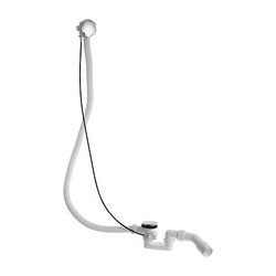 Duravit D-Code Ab- und Überlaufgarnitur, Chrom glänzend, rund mit Griffmulden,... DURAVIT-790227000001000 4021534405884 (Abb. 1)
