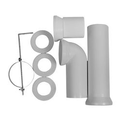 Duravit Vario-Anschluss-Set für WC, Universal-Abgang, inklusive Excenter... DURAVIT-0014220000 4021534000249 (Abb. 1)