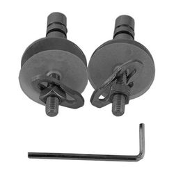 Duravit Scharnier-Set für WC-Sitz mit Absenkautomatik, Edelstahl, 0061301000... DURAVIT-0061301000 4021534347146 (Abb. 1)
