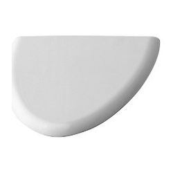 Duravit Urinal Deckel Universal 307x291x38mm, Weiß, Absenkautomatik, Chrom Scharnie... DURAVIT-0061390000 4053424056531 (Abb. 1)