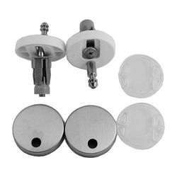 Duravit Scharnier-Set für WC-Sitz mit Absenkautomatik, Edelstahl, 0061621000... DURAVIT-0061621000 4021534634185 (Abb. 1)