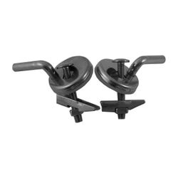 Duravit Scharnier-Set für WC-Sitz ohne Absenkautomatik, Edelstahl, 0061691000... DURAVIT-0061691000 4021534810992 (Abb. 1)