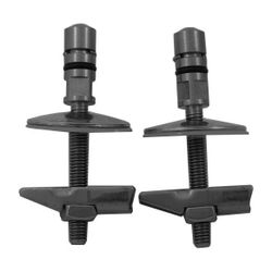 Duravit Scharnier-Set für WC-Sitz mit/ohne Absenkautomatik, Edelstahl, 0061761000... DURAVIT-0061761000 4021534894374 (Abb. 1)