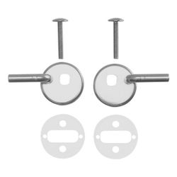 Duravit Scharnierpaar für WC-Sitz Happy D. und Starck 2, ohne SoftClose, Chrom... DURAVIT-0063051000 4021534004902 (Abb. 1)
