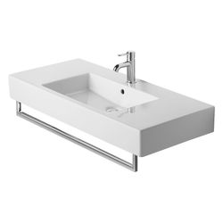 Duravit Universal Handtuchhalter 64x1009x71mm, Chrom, Messing, 1 Arm, mit Befestigu... DURAVIT-0030351000 4021534405792 (Abb. 1)