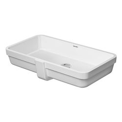 Duravit Vero Air Einbauwaschtisch 345x635x160mm, Weiß Hochglanz, WonderGliss, ohne... DURAVIT-03846000001 4053424536569 (Abb. 1)