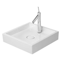 Duravit Starck 1 Aufsatzbecken 470mm, Weiß Hochglanz, WonderGliss, Rechteckig, ohn... DURAVIT-03874700271 4021534593949 (Abb. 1)