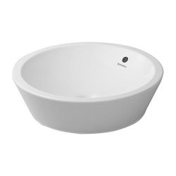 Duravit Starck 1 Aufsatzbecken 530mm, Weiß Hochglanz, WonderGliss, rund, ohne HLB ... DURAVIT-04475300001 4021534217401 (Abb. 1)