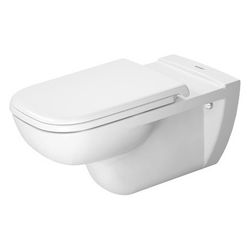 Duravit D-Code Wand-WC 700x360x365mm, Weiß Hochglanz, 4,5l, Tiefspüler, geschlossen... DURAVIT-2228090000 4021534822377 (Abb. 1)