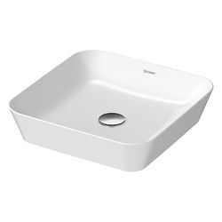 Duravit Cape Cod Aufsatzbecken 430mm, Weiß Hochglanz, DuraCeram, Quadratisch, ohne ... DURAVIT-2340430000 4053424587561 (Abb. 1)