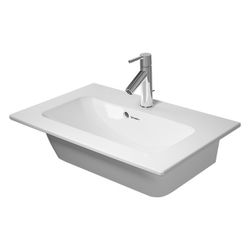 Duravit ME by Starck Waschtisch 400x630x180mm Compact WonderGliss Weiß SM, Rechtec... DURAVIT-23426332001 4053424893136 (Abb. 1)