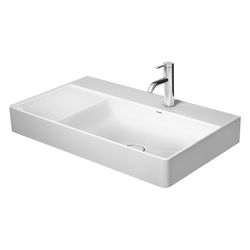 Duravit DuraSquare Waschtisch 470x800x145mm, WonderGliss, Weiß Hochglanz, Rechteck... DURAVIT-23498000701 4053424611662 (Abb. 1)