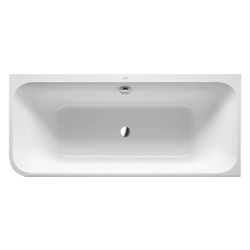 Duravit Happy D.2 Plus Badewanne 480x800x1800mm, 180l, Weiß, Rechteckig, Ecke ... DURAVIT-700450800000000 4053424727868 (Abb. 1)