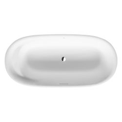 Duravit Cape Cod Badewanne 507x885x1855mm, Mattweiß, Oval, Freistehend, 2 Rück... DURAVIT-700330000000000 4021534894008 (Abb. 1)